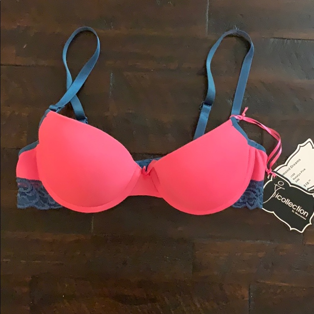 Natalya Pink T-Shirt Bra - 34B